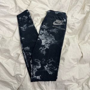 Nike international dark blue lightening tights size XS